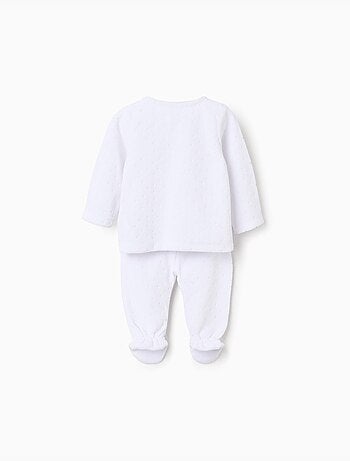 Pelele Cardado Confortable Blanco