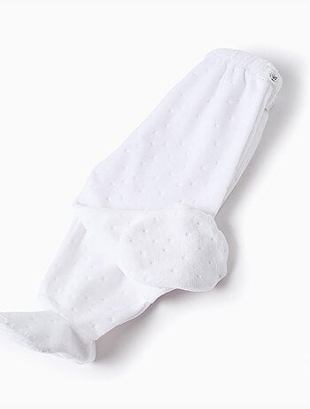 Pelele Cardado Confortable Blanco