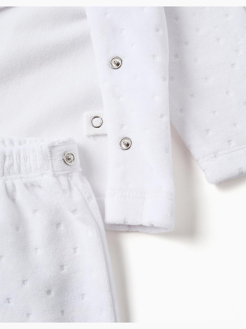 Pelele Cardado Confortable Blanco Blanco - Kiabi