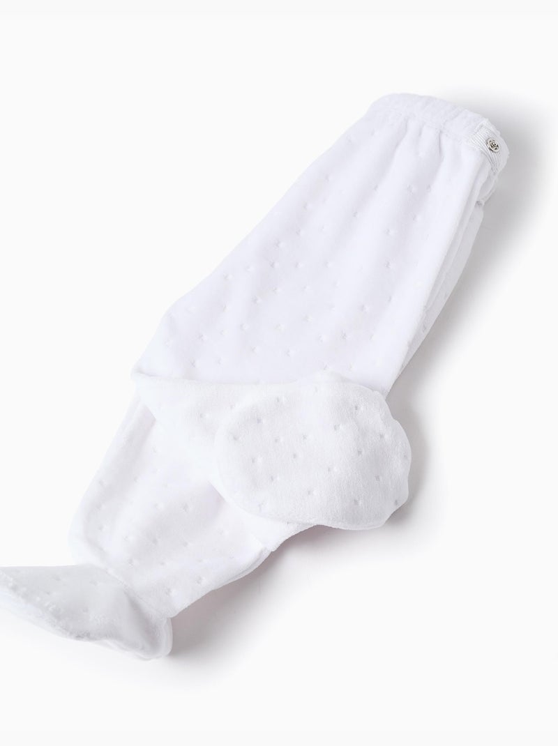 Pelele Cardado Confortable Blanco Blanco - Kiabi