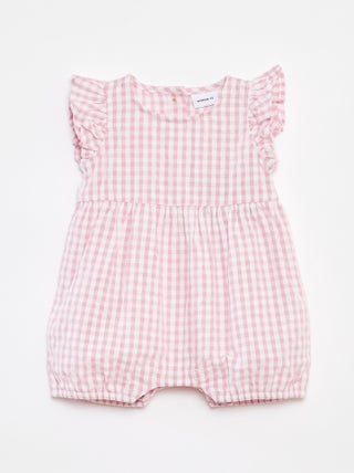 Pelele con estampado vichy 'Name It'