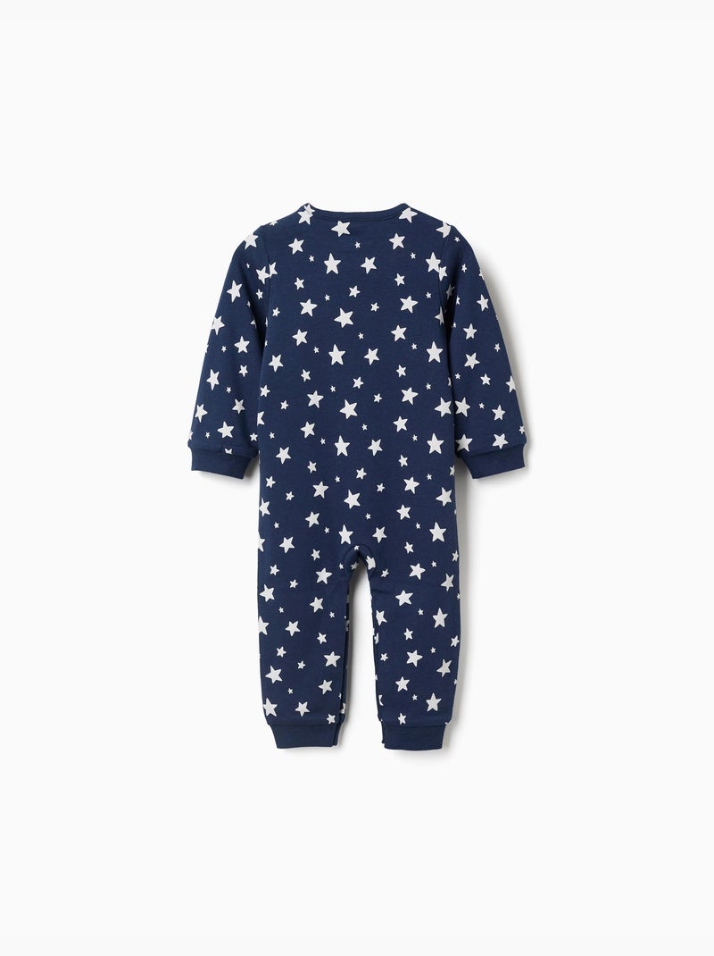 Pelele con motivo de estrellas Azul oscuro - Kiabi