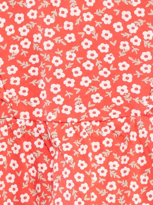 Pelele con volantes y bolsillos - Kiabi