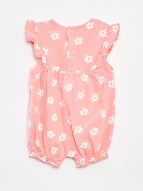 Pelele con volantes y bolsillos - Kiabi