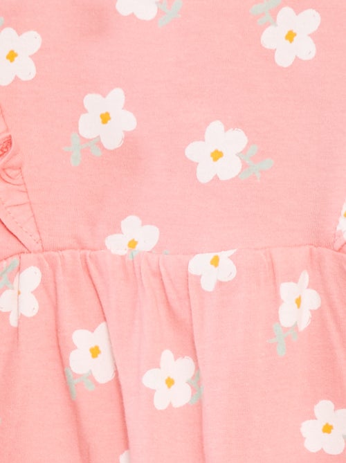 Pelele con volantes y bolsillos - Kiabi