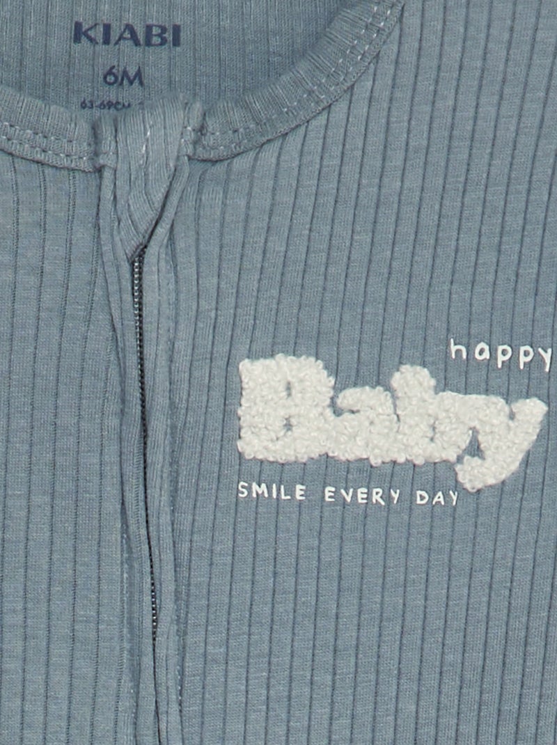 Pelele corto AZUL - Kiabi