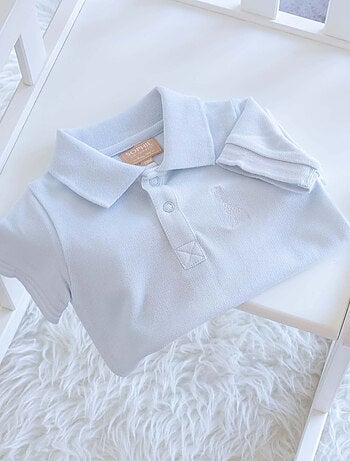 Pelele corto bebé de piqué