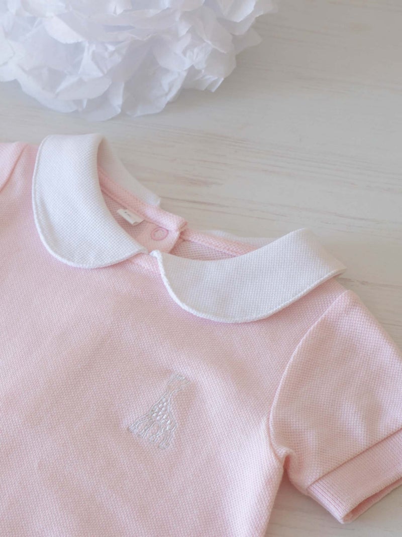 Pelele corto bebé Sophie La Girafe® Rosa - Kiabi