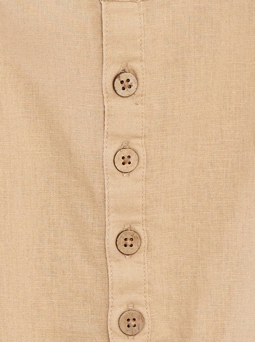 Pelele corto con cuello mao - Kiabi