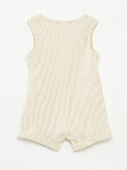 Pelele corto estampado - Kiabi