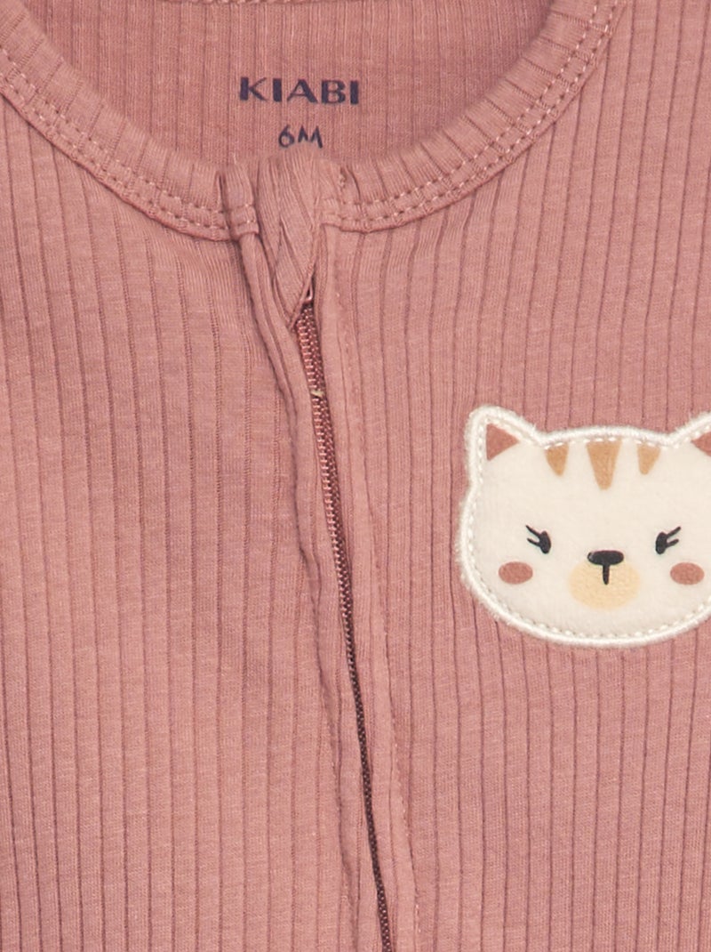 Pelele corto ROSA - Kiabi