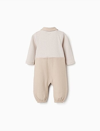 Pelele de algodón acanalado