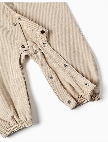 Pelele de algodón acanalado