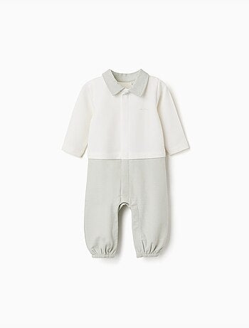 Pelele de algodón acanalado