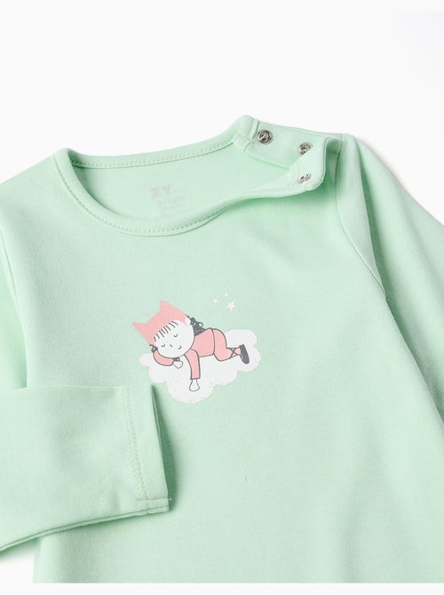Pelele de algodón con estampado - Kiabi