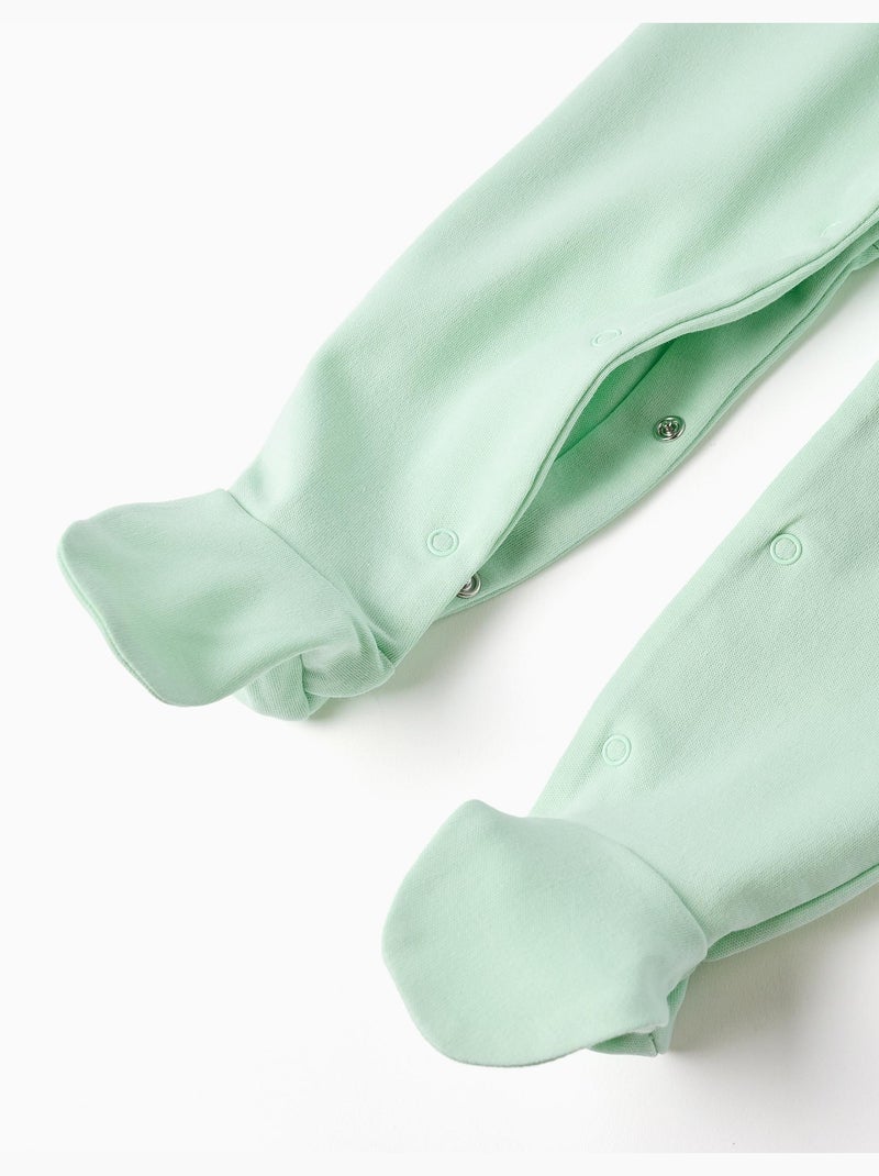 Pelele de algodón con estampado Verde claro - Kiabi