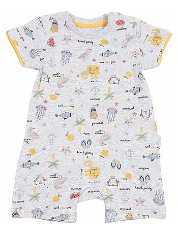 Pelele de algodón orgánico, verano - Kitikate