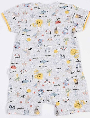 Pelele de algodón orgánico, verano - Kitikate