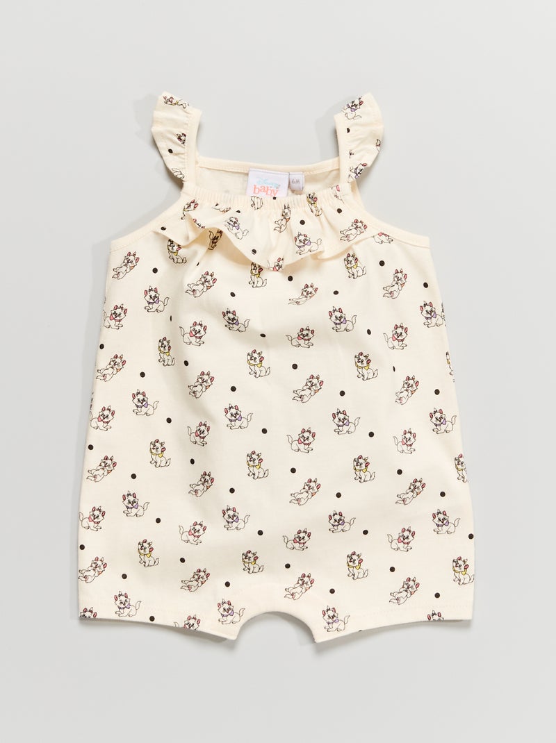 Pelele de algodón puro 'Disney' BLANCO - Kiabi