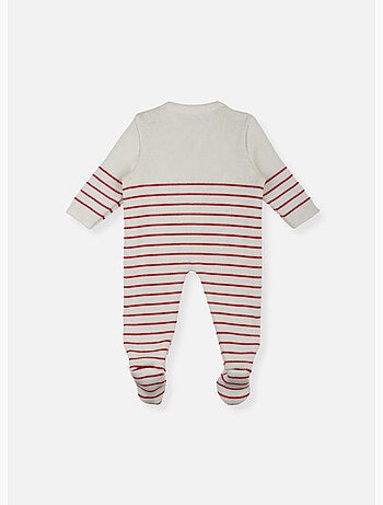 Pelele de bebé con pies - colección «petits marins»