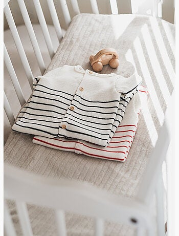 Pelele de bebé con pies - colección «petits marins»