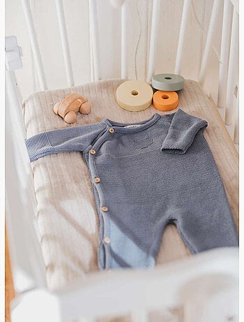 Pelele de bebé en algodón - colección «petits chats»