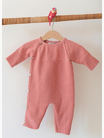 Pelele de bebé en algodón - colección «petits chats»