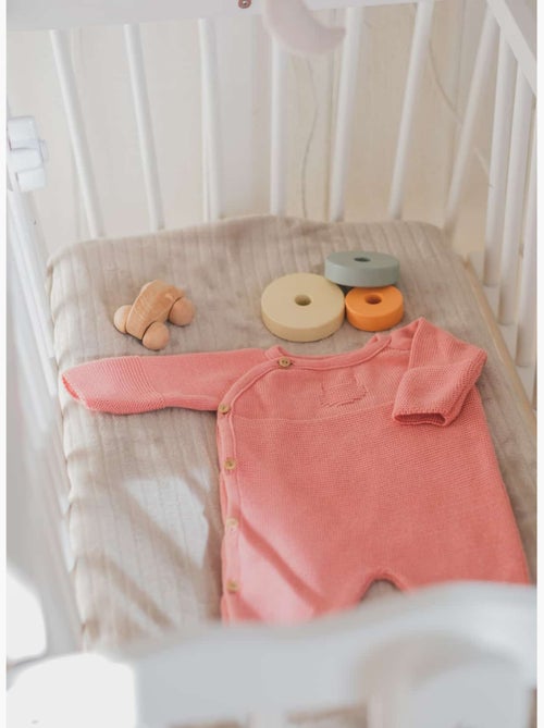 Pelele de bebé en algodón - colección «petits chats» - Kiabi Pelele de bebé en algodón - colección «petits chats» - Kiabi