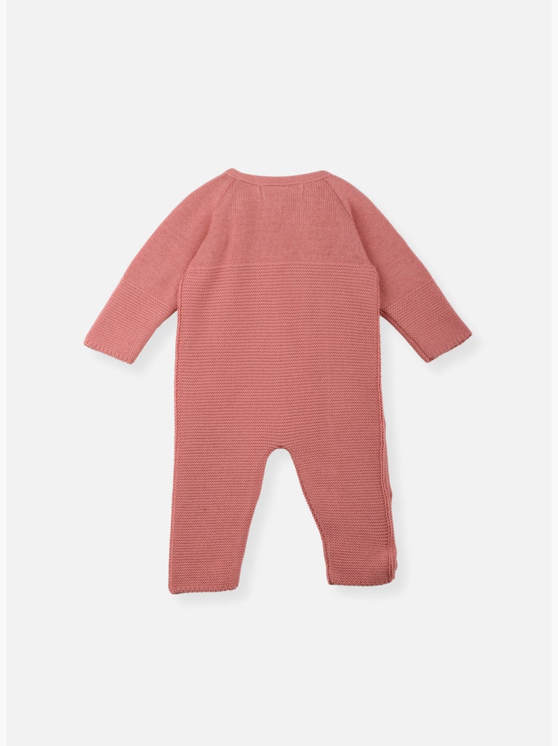 Pelele de bebé en algodón - colección «petits chats» Rosa - Kiabi