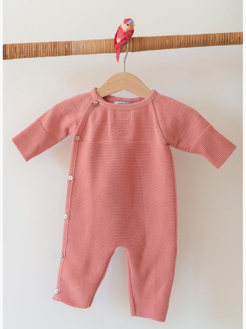 Pelele de bebé en algodón - colección «petits chats» - Kiabi Pelele de bebé en algodón - colección «petits chats» - Kiabi