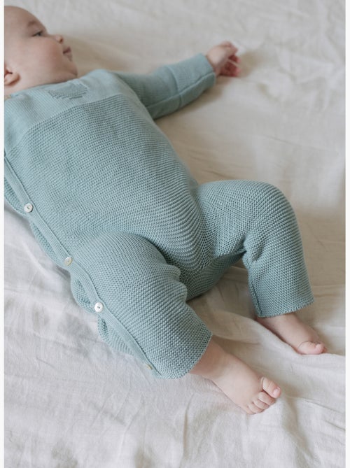 Pelele de bebé en algodón - colección «petits chats» - Kiabi Pelele de bebé en algodón - colección «petits chats» - Kiabi