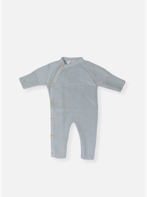 Pelele de bebé en algodón - colección «petits chats» - Kiabi Pelele de bebé en algodón - colección «petits chats» - Kiabi