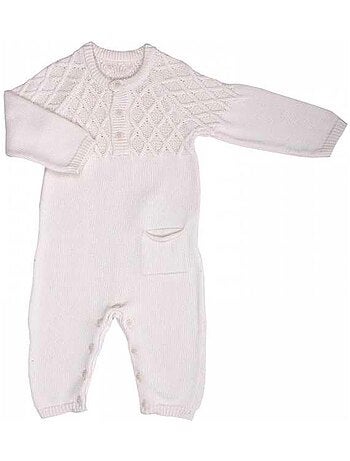 Pelele de bebé en punto de algodón orgánico loan - Kitikate