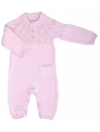 Pelele de bebé en punto de algodón orgánico loan - Kitikate