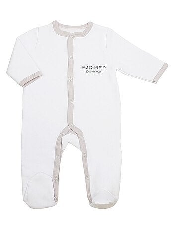 Pelele de felpa Haut comme trois pommes