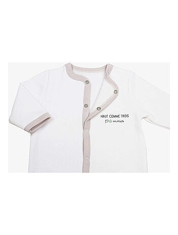 Pelele de felpa Haut comme trois pommes