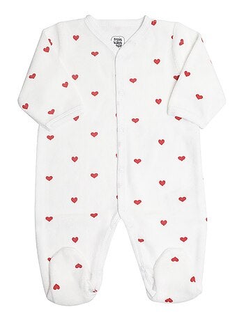 Pelele de manga larga - Corazones