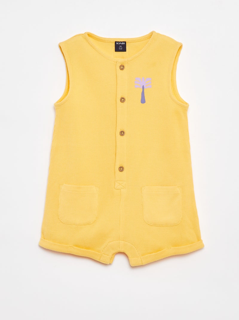 Pelele de nido de abeja  - Grafik Edition AMARILLO - Kiabi