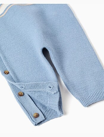 Pelele de punto a rayas