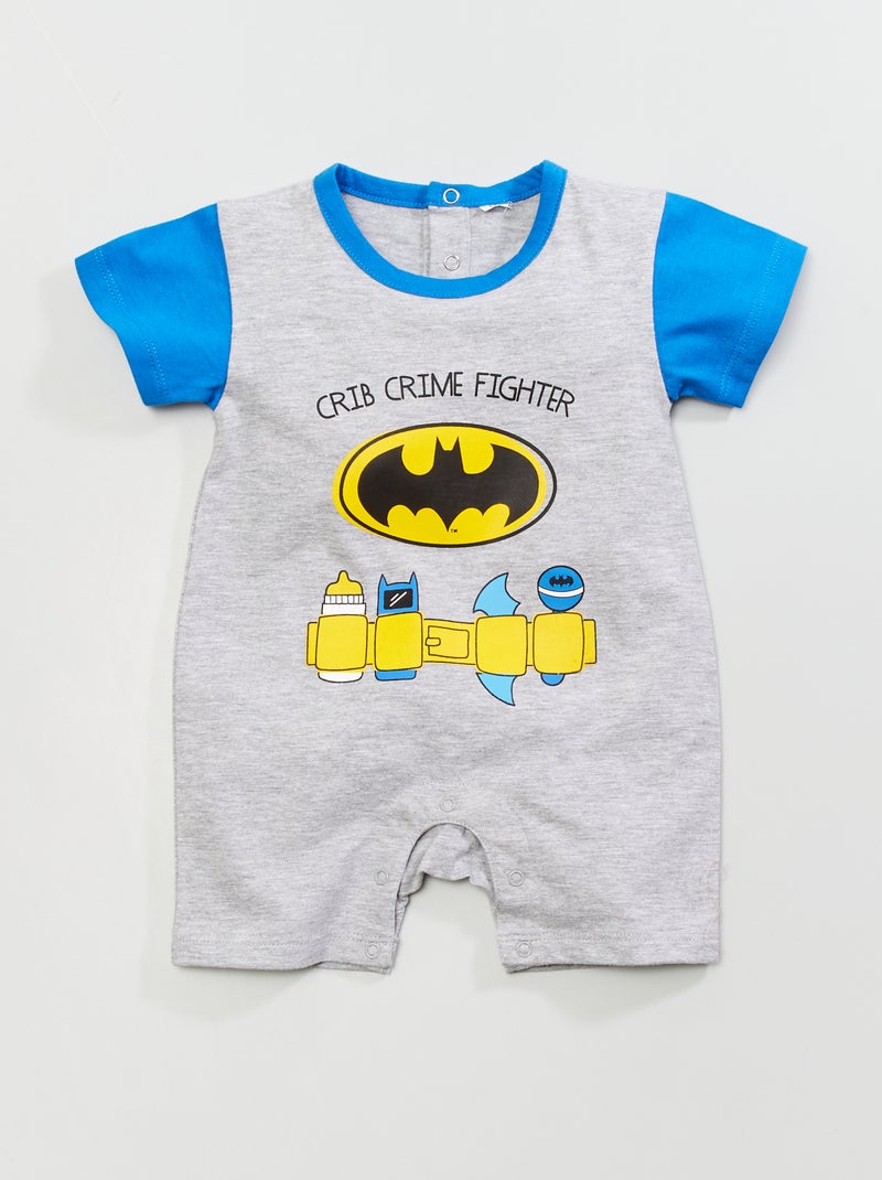 Pelele de punto 'Batman' 'DC Comics' gris chiné - Kiabi
