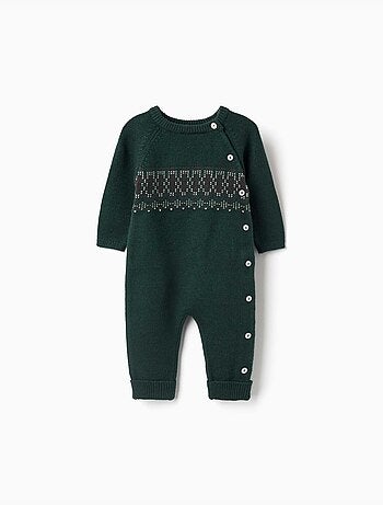 Pelele de punto con jacquard