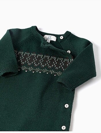 Pelele de punto con jacquard