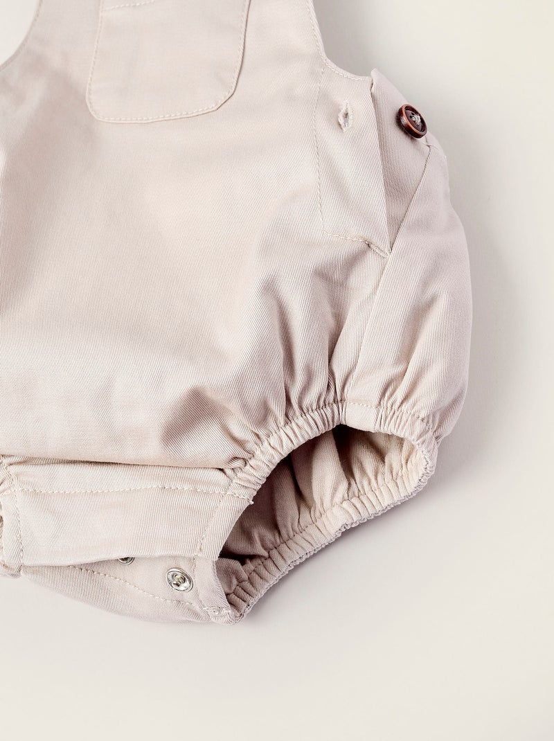 Pelele de sarga Beige claro - Kiabi