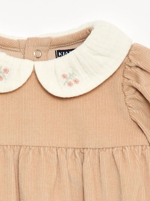 Pelele de terciopelo - Kiabi