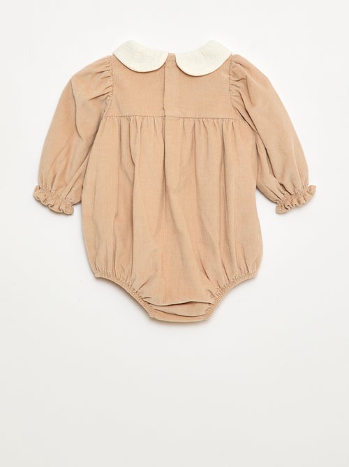 Pelele de terciopelo - Kiabi