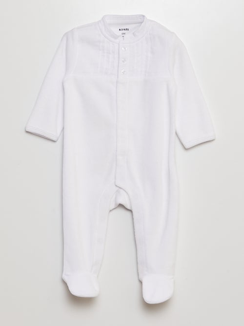 Pelele de terciopelo para ceremonia - Kiabi