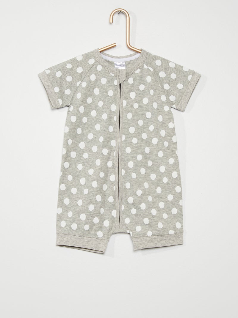 Pelele estampado 'DIM' BEIGE - Kiabi