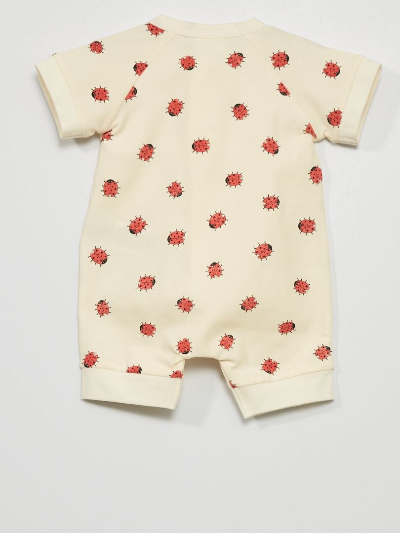 Pelele estampado 'DIM' BEIGE - Kiabi