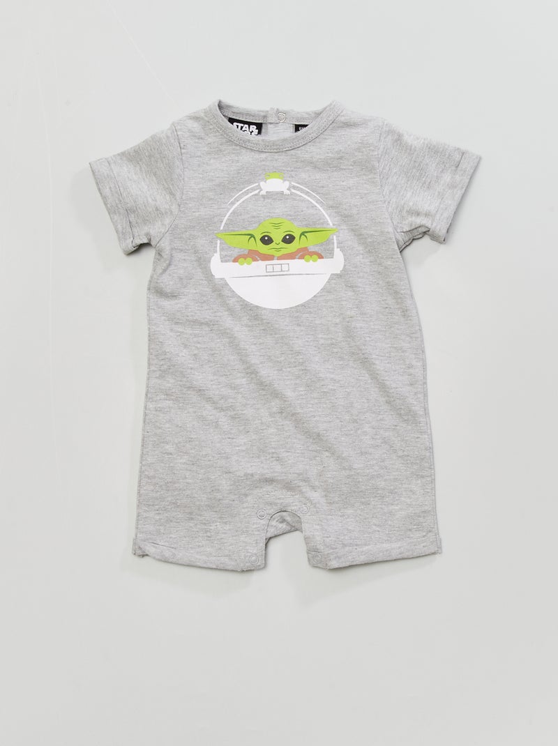 Pelele 'Grogu' 'Star Wars' gris - Kiabi