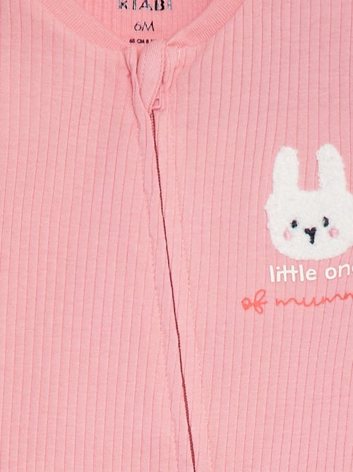 Pelele ligero de canalé - Kiabi